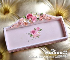 歐式復(fù)古田園玫瑰首飾收納盤(pán) 金華市紙制品市場(chǎng)的新寵